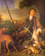 Francois Desportes Self Portrait in Hunting Dress Sweden oil painting reproduction